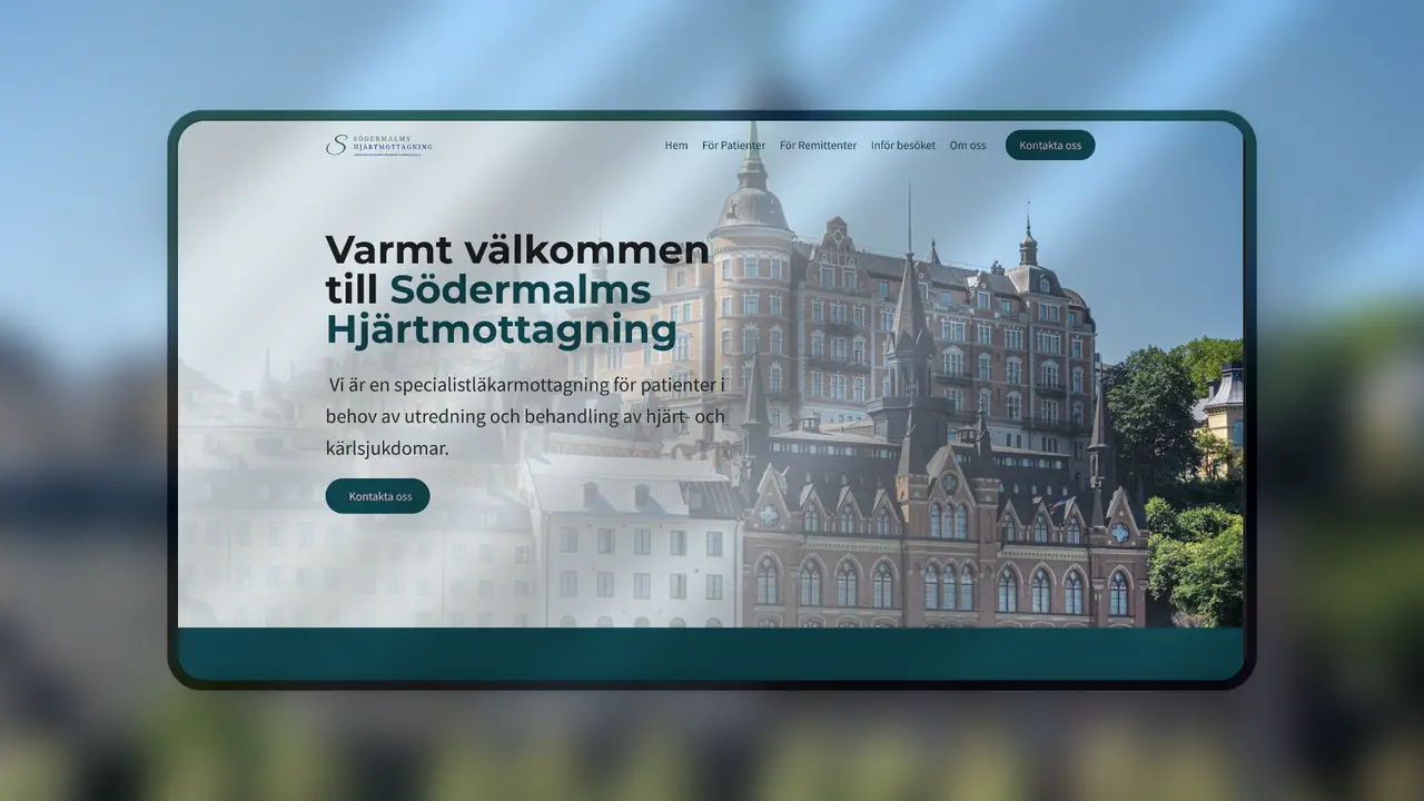 Södermalms Hjärtmottagning Hemsida